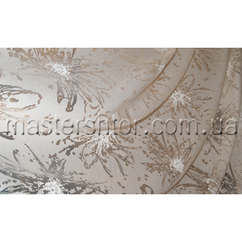 Тюль деворе цветок крем RD 2372 V-7