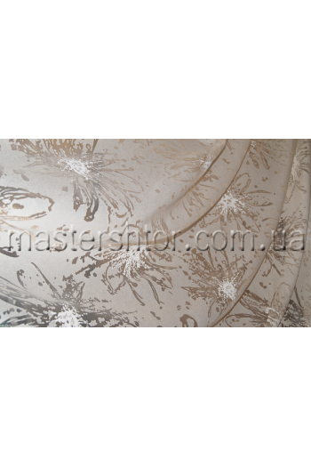 Тюль деворе цветок крем RD 2372 V-7