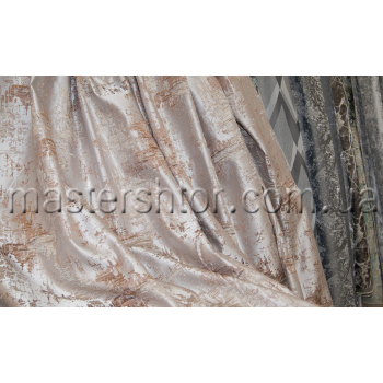 Шторы с абстрактным рисунком SCR 813552 бежевая