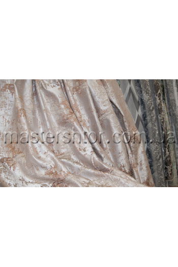 Шторы с абстрактным рисунком SCR 813552 бежевая