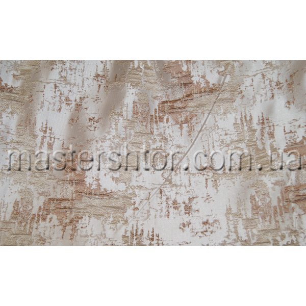 Шторы с абстрактным рисунком SCR 813552 бежевая