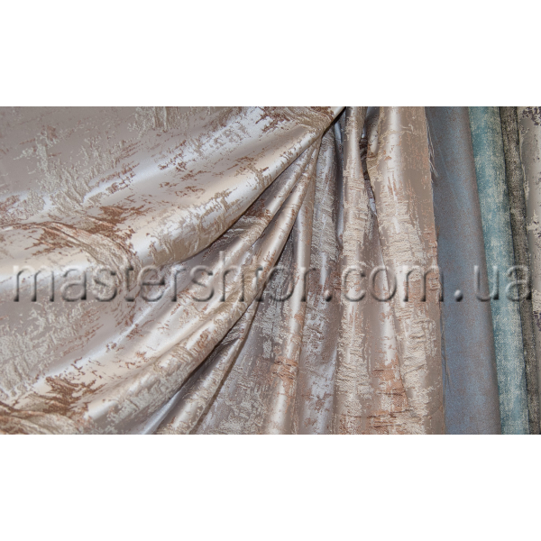 Шторы с абстрактным рисунком SCR 813552 бежевая