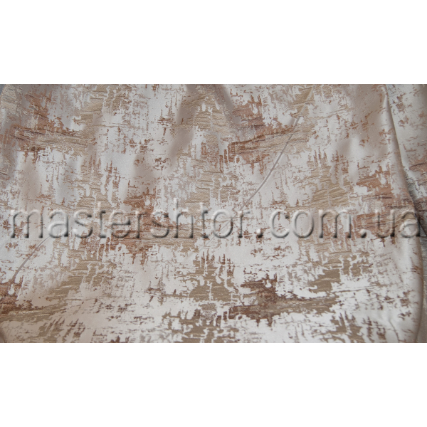 Шторы с абстрактным рисунком SCR 813552 бежевая