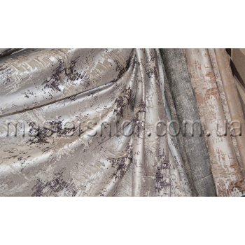 Шторы с абстрактным рисунком SCR 813552 серая