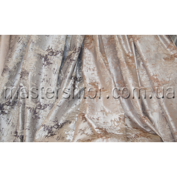 Шторы с абстрактным рисунком SCR 813552 серая