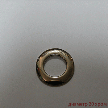 Люверс 28*45 пр. Турция, хром