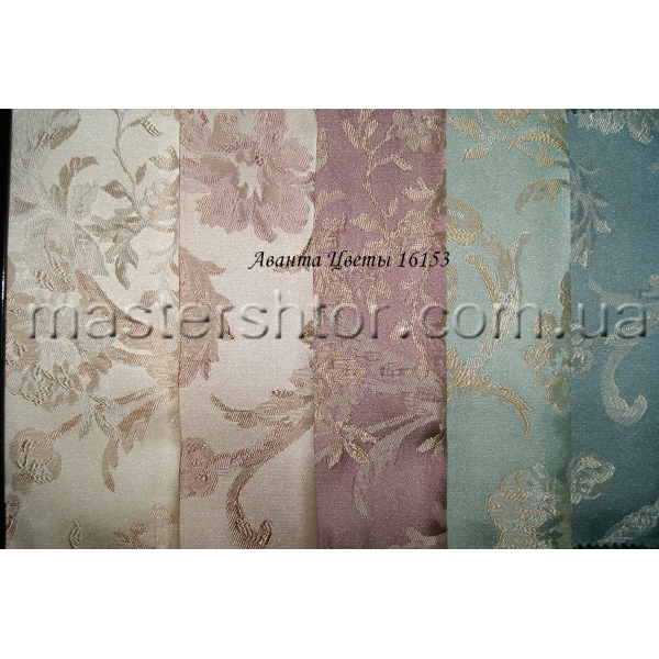 Портьерная ткань Аванта Цветы 16153 коллекция Decoral