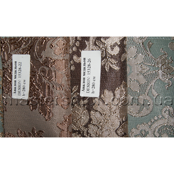 Портьерная ткань Авалон медальон  коллекции DECORAL 15328