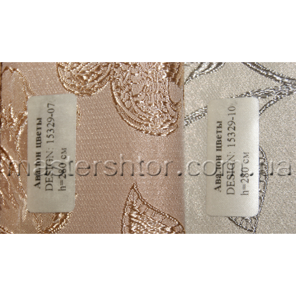 Портьерная ткань Авалон цветы коллекции DECORAL  15329
