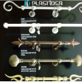 Карниз металлический КМ 16 мм - ШАР Plastidea комплект