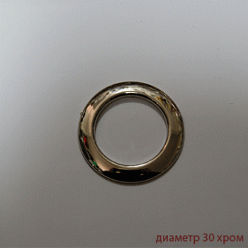 Люверс 35*55 со стазами пр. Турция хром