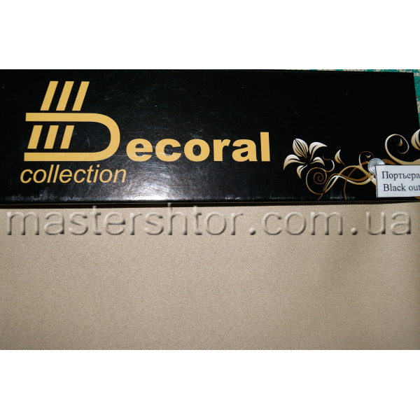 Портьерная ткань Black out Decoral collection
